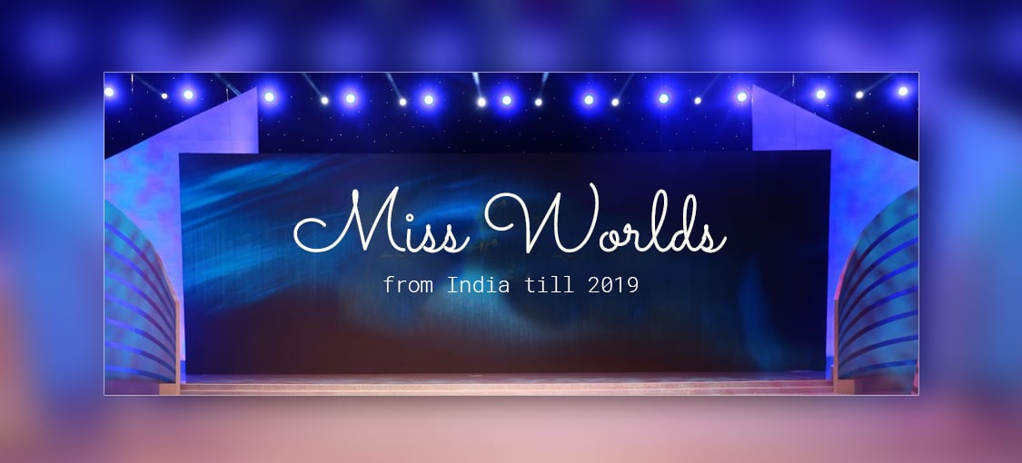 Miss World From India Till 2019