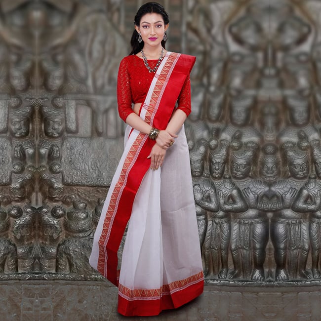 Tangail Cotton Saree
