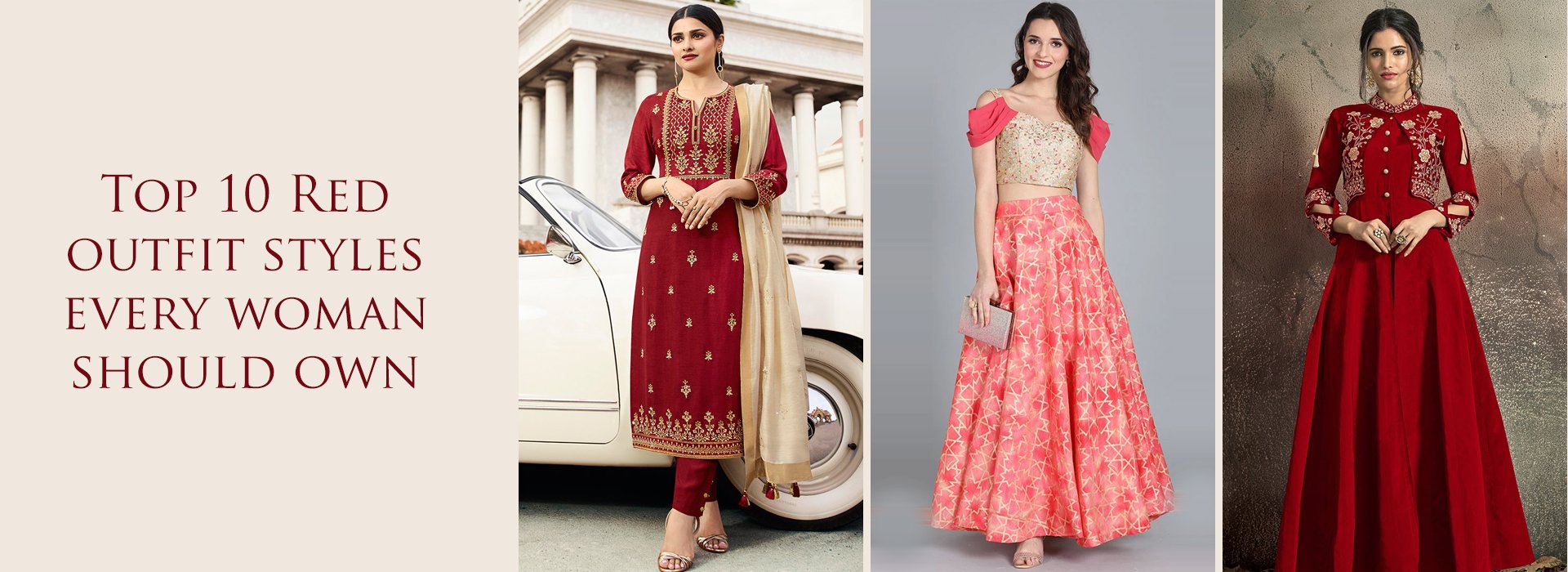 Top 10 Red Outfit Styles Every Woman Should Own