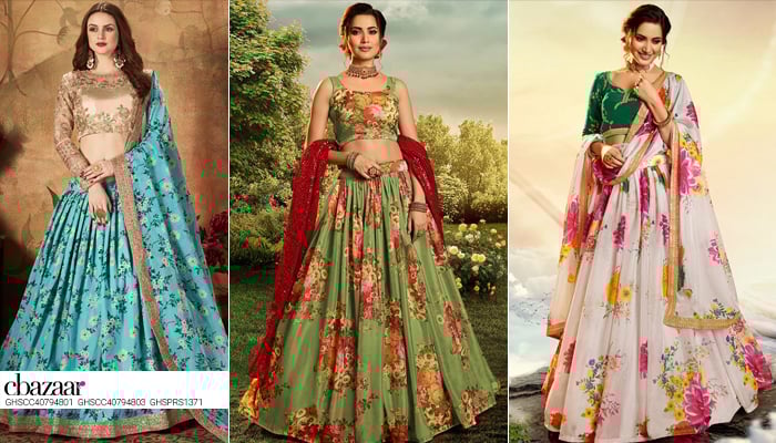 printed Lehengas
