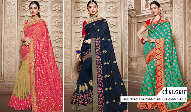 traditional silk saree