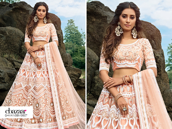 Peaches lehenga