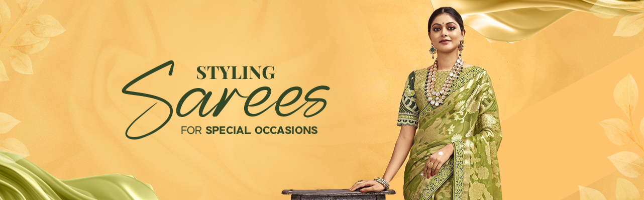 The versatility of sarees makes them a perfect choice for various occasions, from weddings and festivals to cocktail parties.