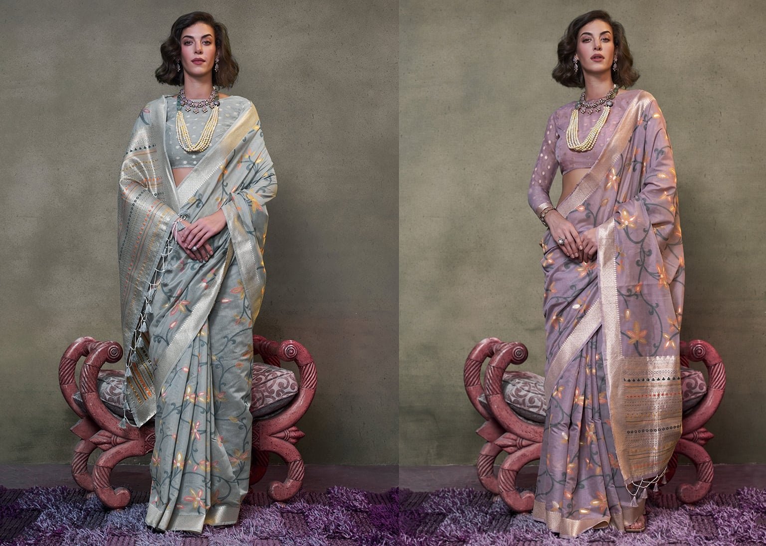 printed sarees