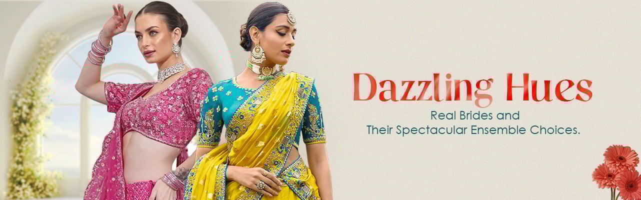 Dazzling Hues: Real Brides and Their Spectacular Ensemble Choices