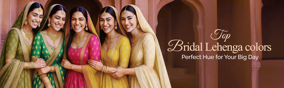Top Bridal Lehenga Colors Perfect Hue for Your Big Day