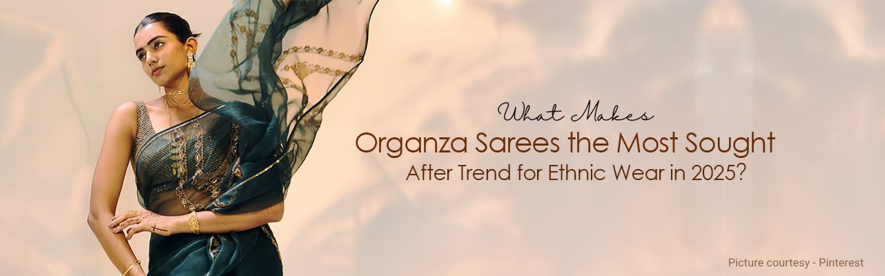What Makes Organza Sarees the Most Sought-After Trend for Ethnic Wear in 2025?