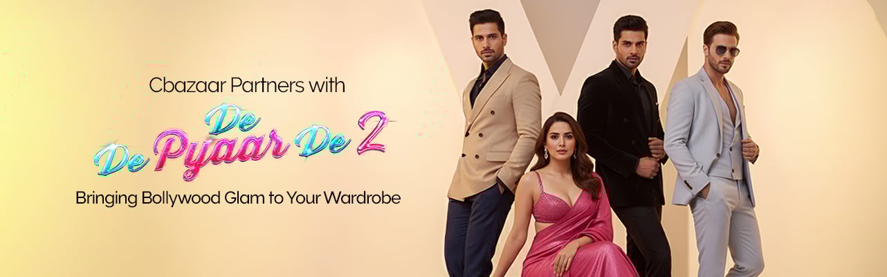 Cbazaar Partners with De De Pyaar De 2: Bringing Bollywood Glam to Your Wardrobe