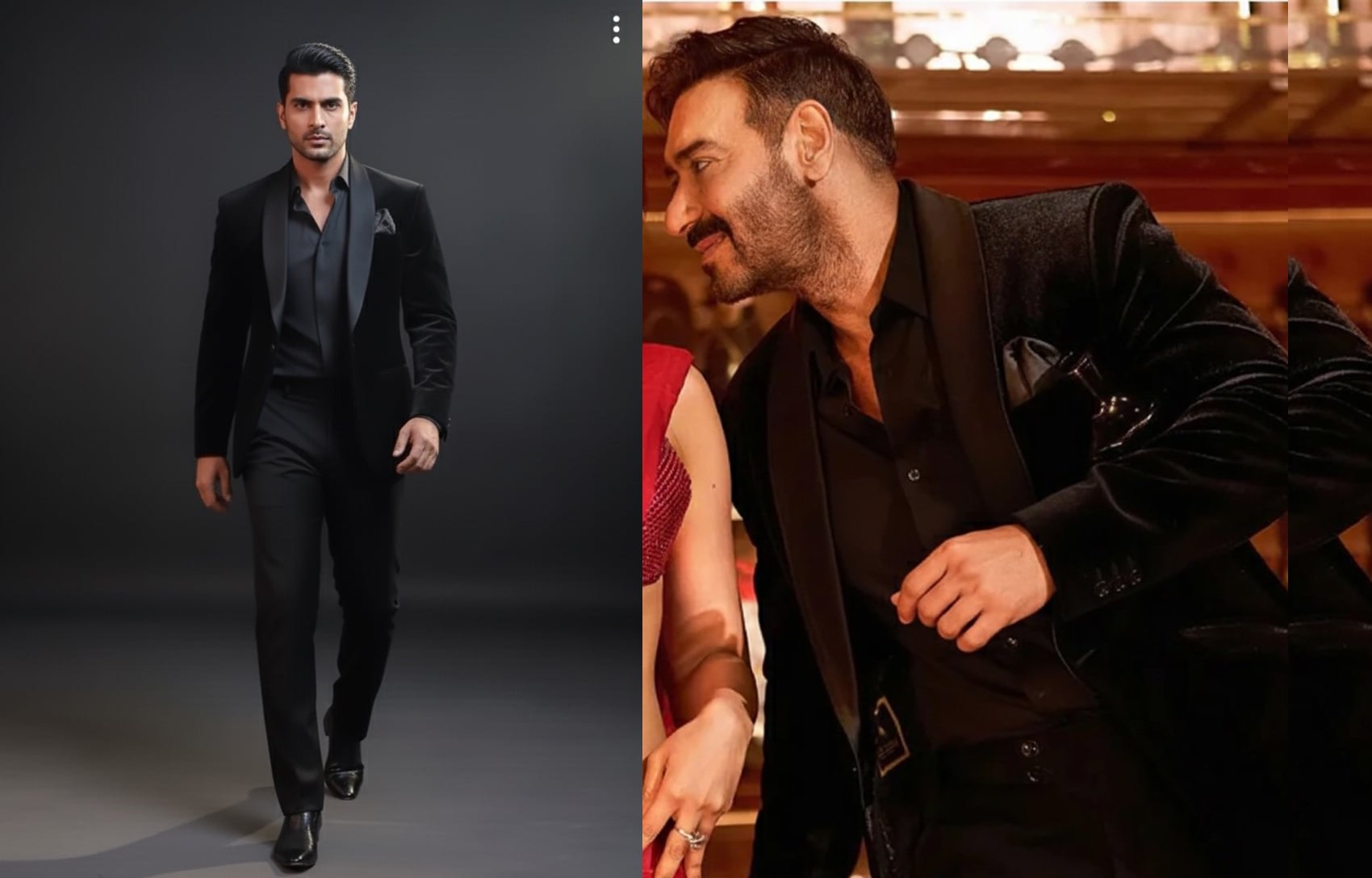 Black Terry Rayon Suit For Men Wedding Wear