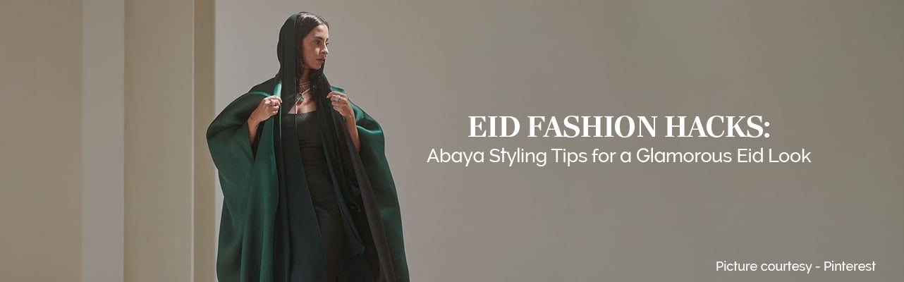 Eid fashion inspiration: elegant abaya styling tips for glamorous look