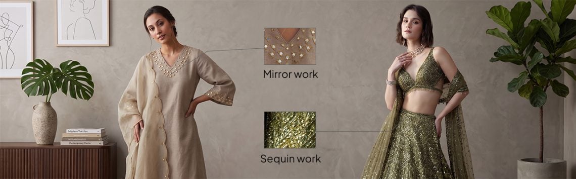 Mirror Work vs Sequin Work