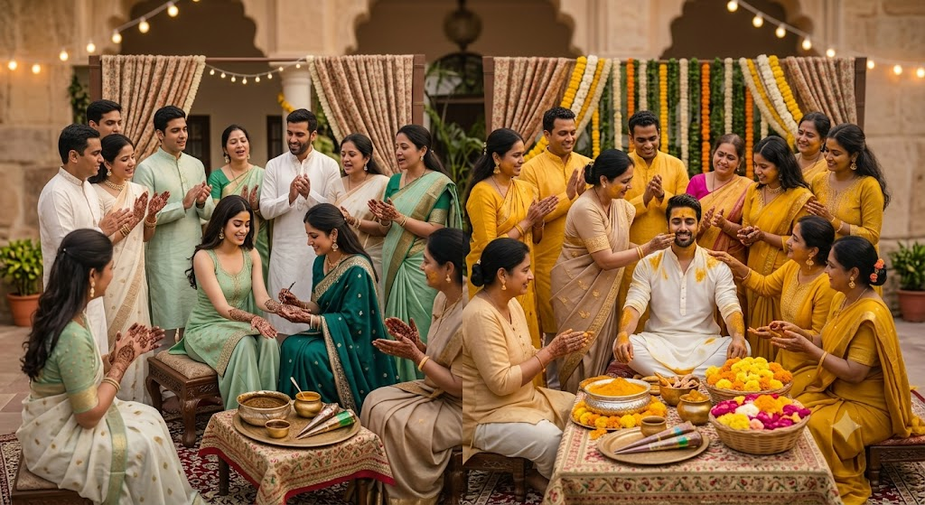 Mehndi & Haldi: Light, Bright
