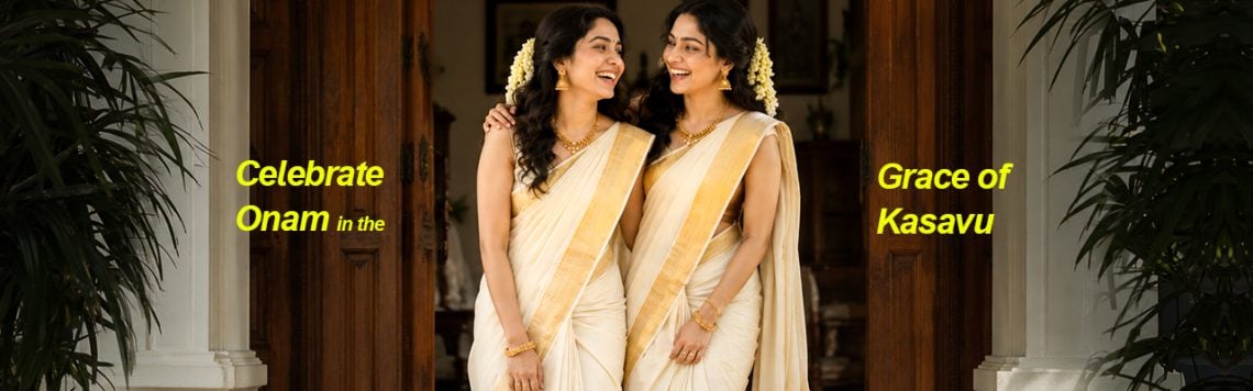 How to Style a Kasavu Saree with Contemporary Accessories