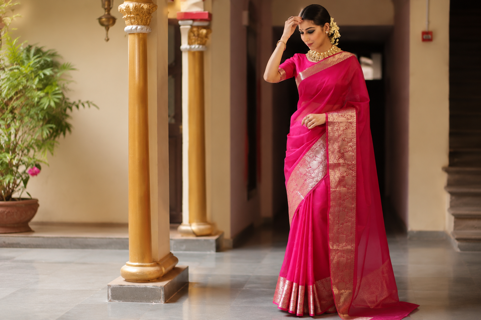 Chanderi Saree