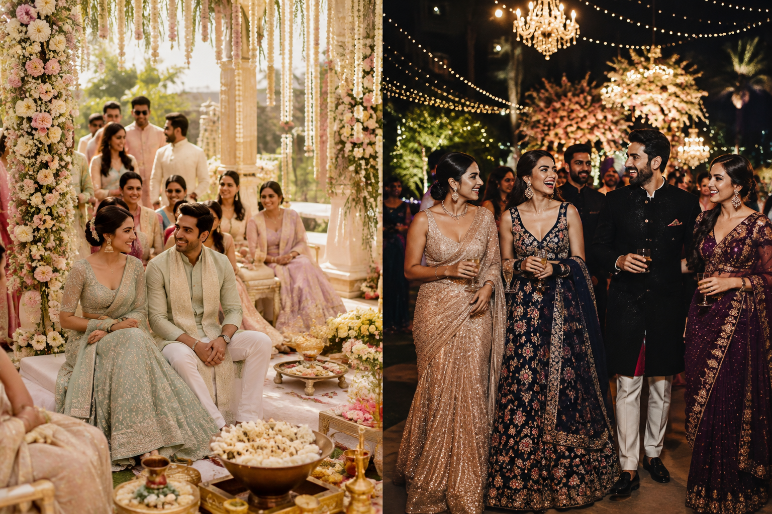 reception vs ceremony dress code