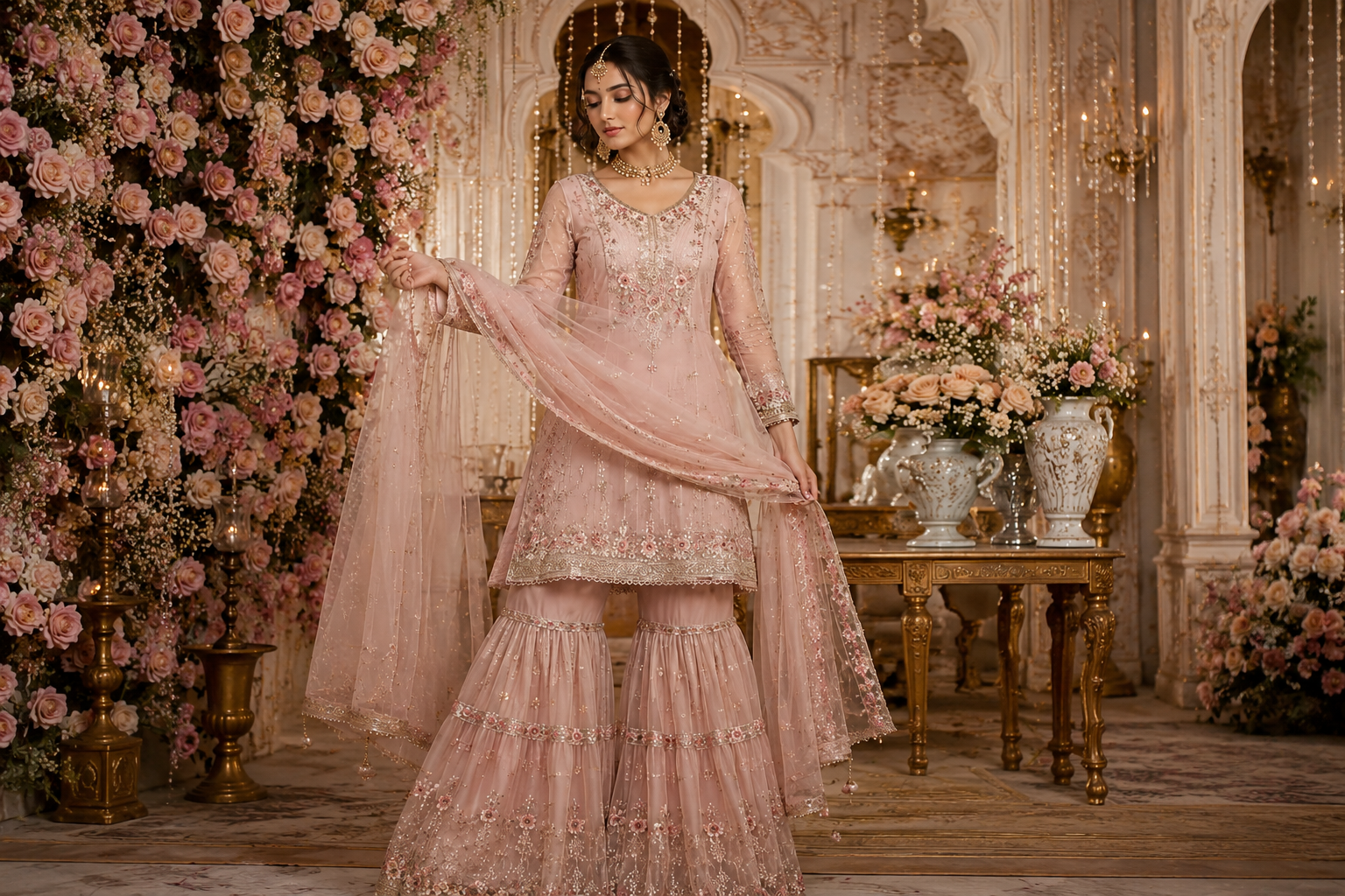 Sharara Suits Are Making a Glamorous Comeback