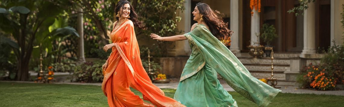 The Perfect Ganesh Chaturthi Saree: Colours, Fabrics and Styling Ideas