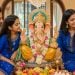 Ganesh Chaturthi Family Dressing
