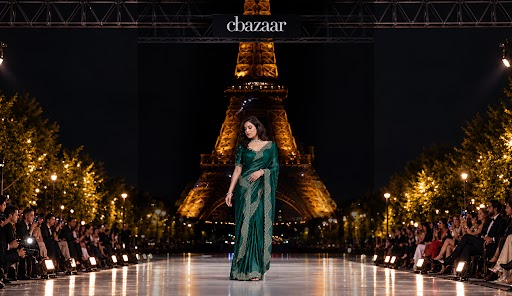 Emerald Green Saree