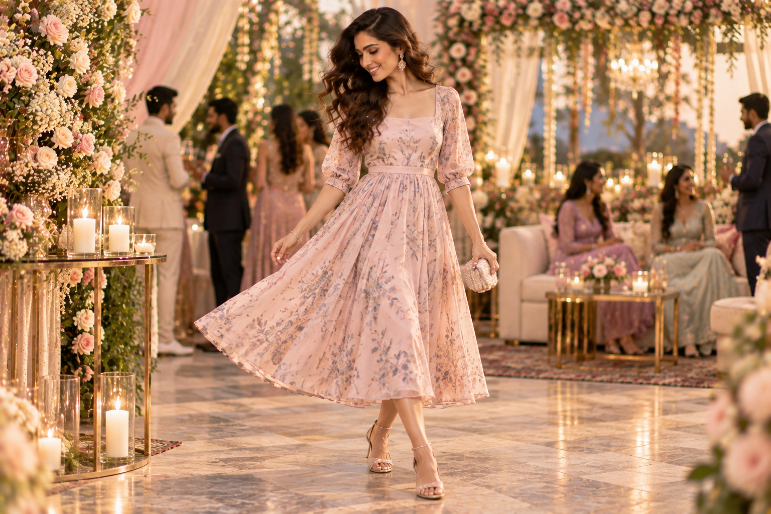 Pastel Midi for an Engagement