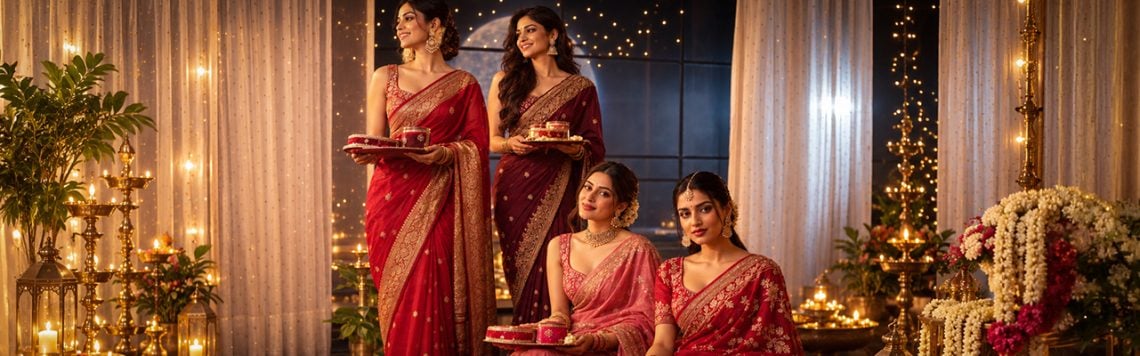 7 Karwa Chauth Saree Looks