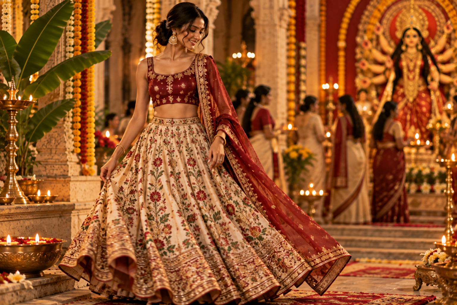 Lehenga That Doesn't Need to Look Bridal
