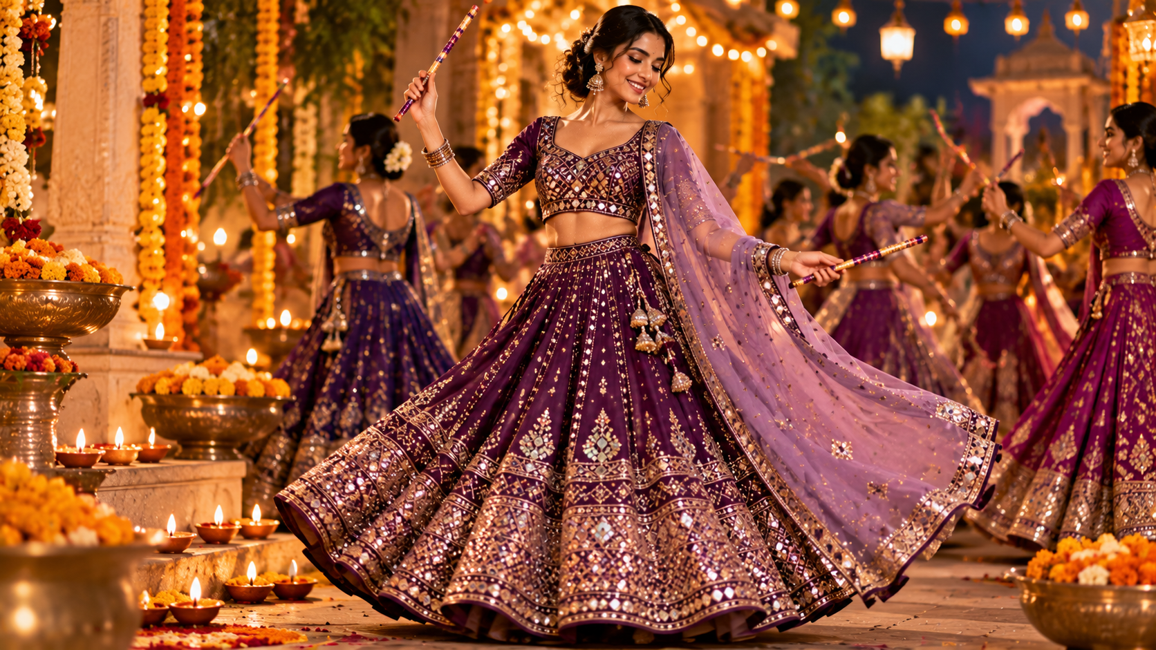 Purple, Dressed for Ceremony