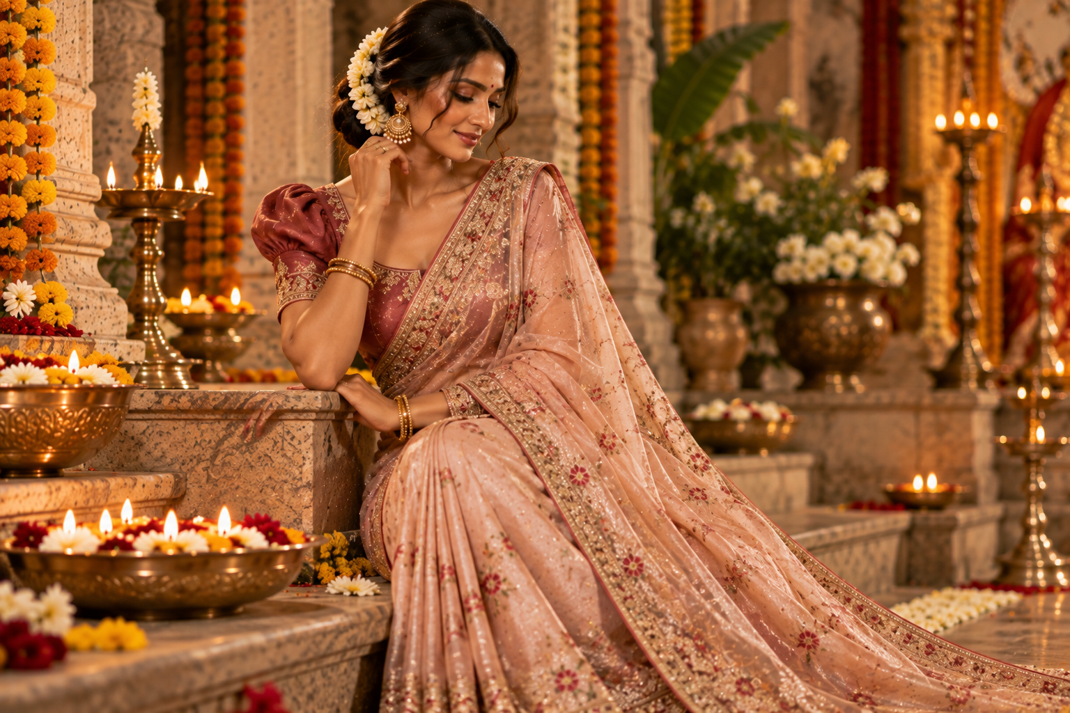 draped saree is one of them